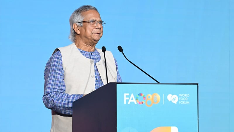ক্ষুধামুক্ত বিশ্ব গঠনে ৬ দফা প্রস্তাব প্রধান উপদেষ্টার