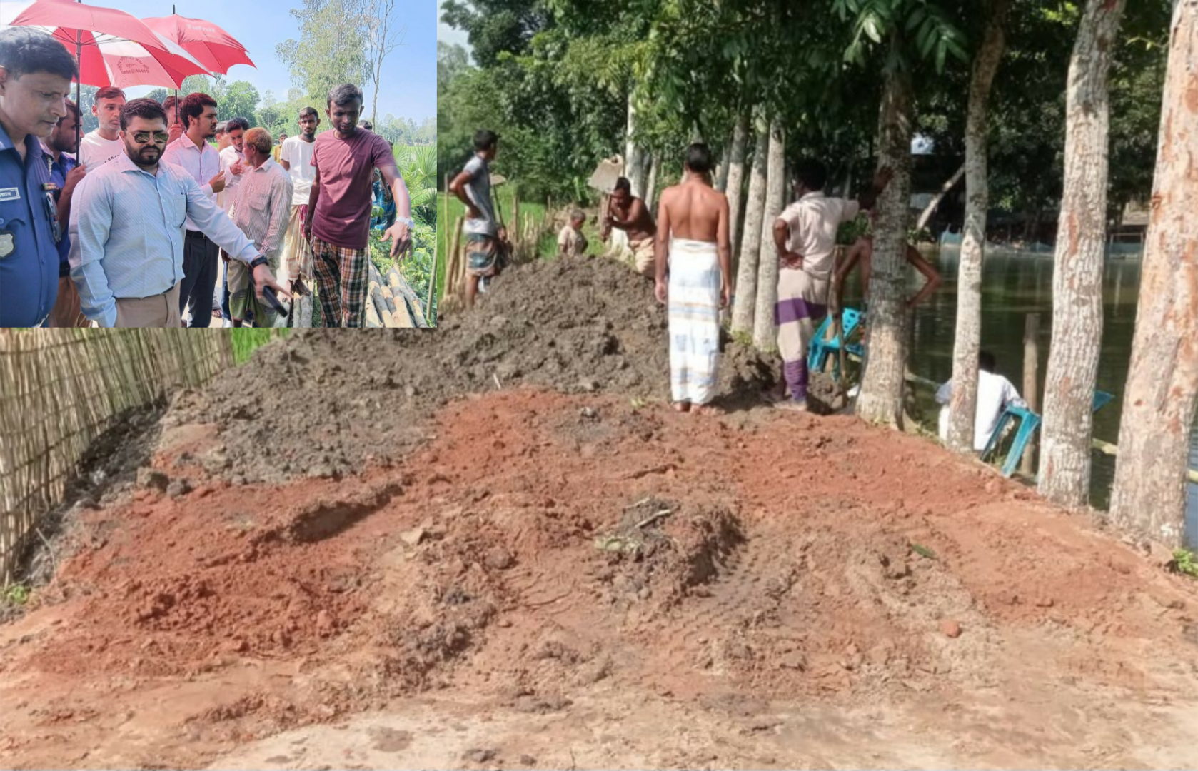 শ্রীবরদীতে ইউএনও’র দৃঢ়তায় রাস্তা ফিরে পেল এলাকাবাসী